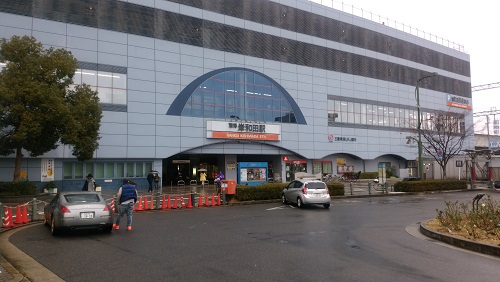 岸和田駅周辺の学習塾をされているお客様をご訪問